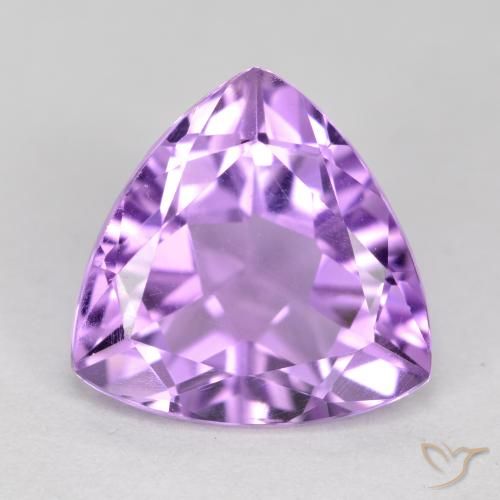 2.83ct Naturel Violet moyen Améthyste, Trillion, VS