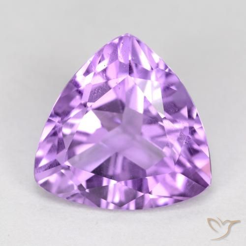 2.72ct Naturel Violet moyen Améthyste, Trillion, VS