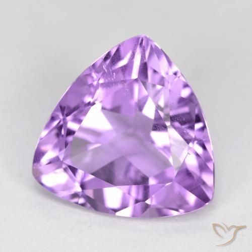Améthyste Violet moyen naturelle Trillion, 2.72 ct, VS