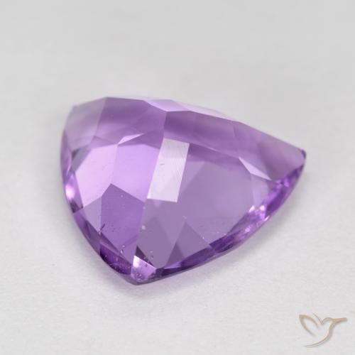 Améthyste Violet moyen naturelle Trillion, 2.72 ct, VS