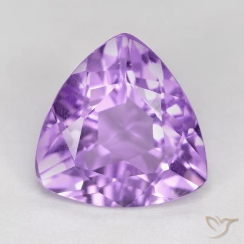 2.71ct Naturel Violet moyen Améthyste, Trillion, VS