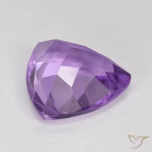 Améthyste Violet moyen naturelle Trillion, 2.71 ct, VS