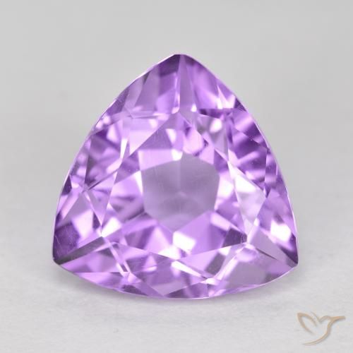 2.94ct Naturel Violet moyen Améthyste, Trillion, VVS-VS, Photo A