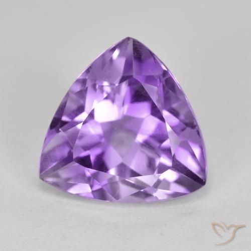2.93ct Naturel Violet moyen Améthyste, Trillion, VS