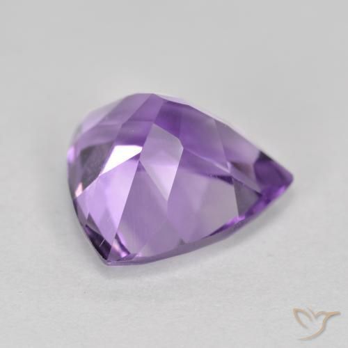 Améthyste Violet moyen naturelle Trillion, 2.93 ct, VS