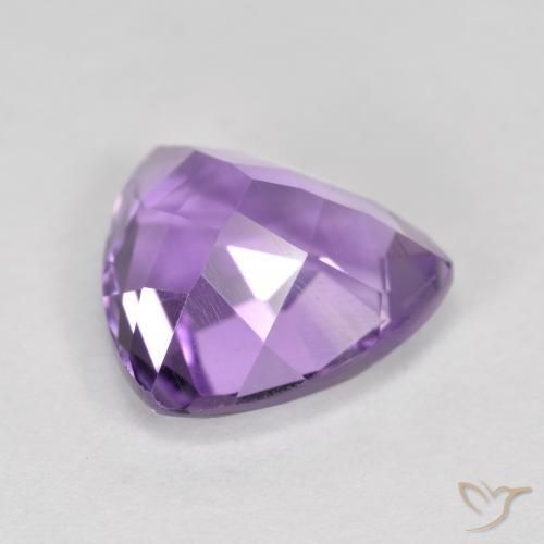 Améthyste Violet Rosâtre naturelle Trillion, 2.89 ct, VS