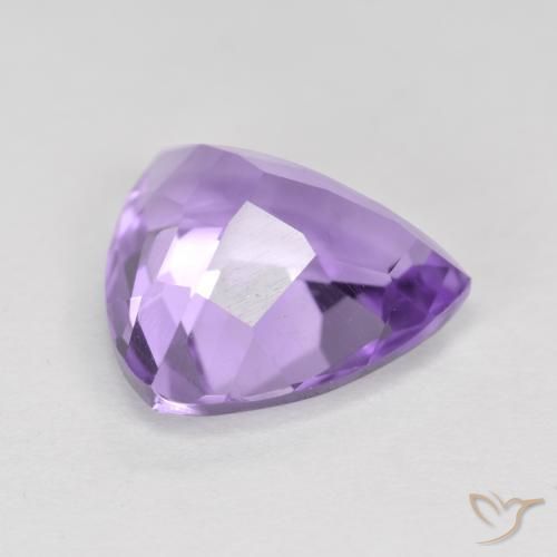 Améthyste Violet moyen naturelle Trillion, 2.86 ct, VS