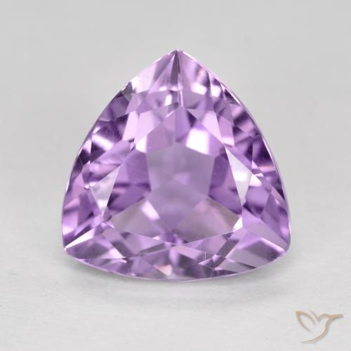 2.89ct Naturel Violet Rosâtre Améthyste, Trillion, VS