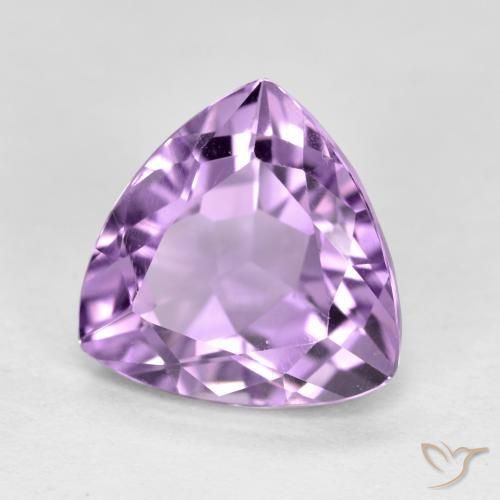 Améthyste Violet Rosâtre naturelle Trillion, 2.89 ct, VS
