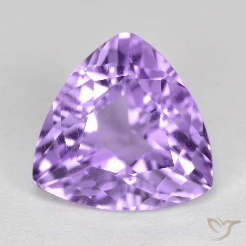 2.80ct Naturel Violet iris profond Améthyste, Trillion, VVS-VS