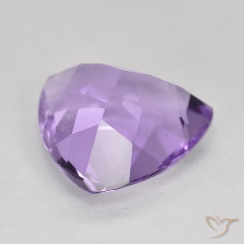 Améthyste Violet iris profond naturelle Trillion, 2.80 ct, VVS-VS