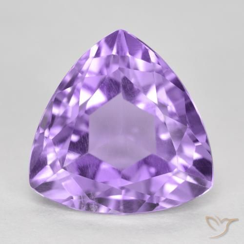 3.17ct Naturel Violet moyen Améthyste, Trillion, VS