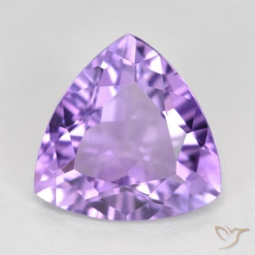 2.73ct Naturel Violet moyen Améthyste, Trillion, VS