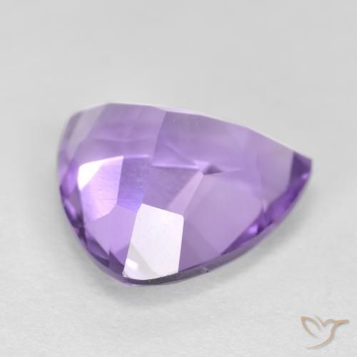 Améthyste Violet moyen naturelle Trillion, 2.73 ct, VS