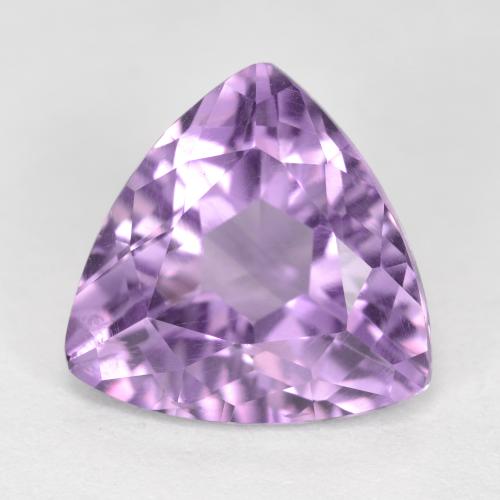 Améthyste Violet rose moyen naturelle Trillion, 2.81 ct, VS