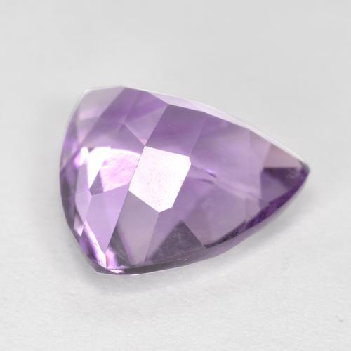 Améthyste Violet rose moyen naturelle Trillion, 2.81 ct, VS
