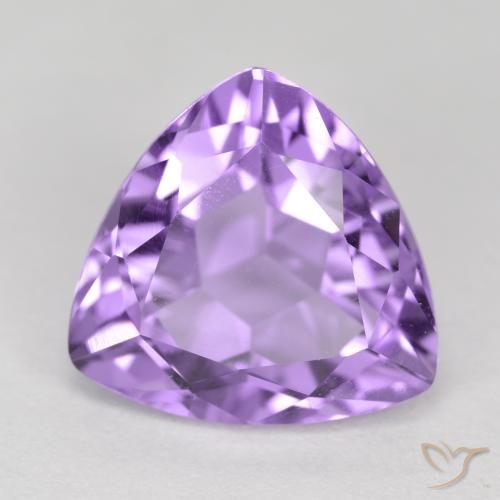 3.05ct Naturel Violet Rosâtre Améthyste, Trillion, VS