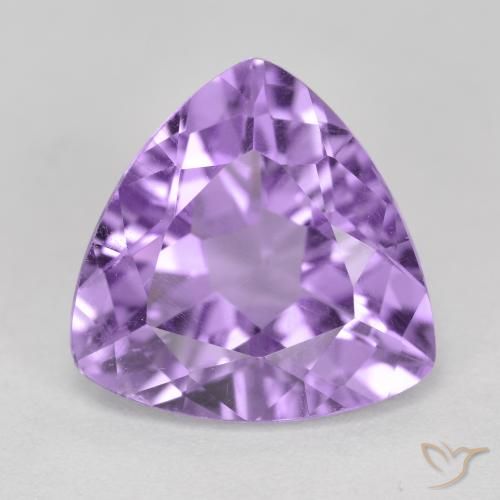 2.92ct Naturel Violet moyen Améthyste, Trillion, VS