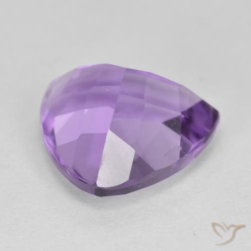 Améthyste Violet moyen naturelle Trillion, 2.92 ct, VS