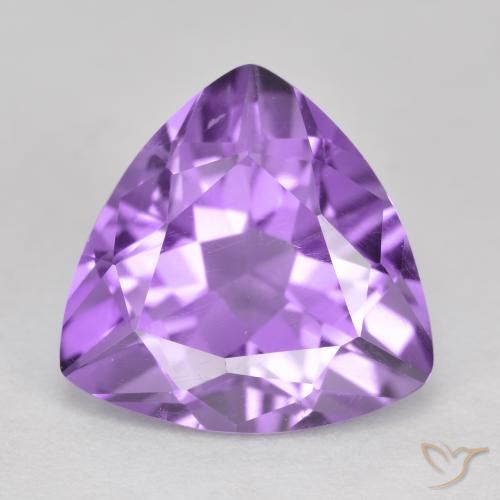 2.81ct Naturel Violet moyen Améthyste, Trillion, VS