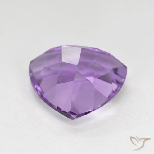 Améthyste Violet moyen naturelle Trillion, 3.01 ct, VS