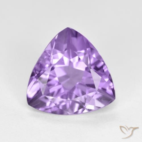 2.67ct Naturel Violet moyen Améthyste, Trillion, VS