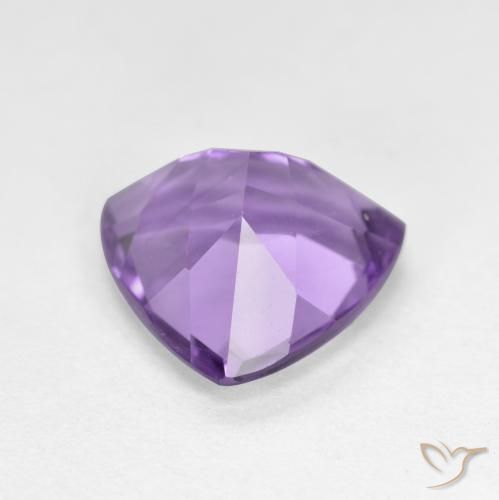 Améthyste Violet moyen naturelle Trillion, 2.67 ct, VS
