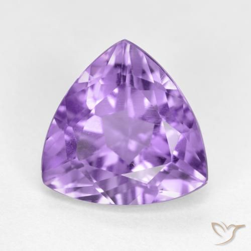 2.88ct Naturel Violet moyen Améthyste, Trillion, VS