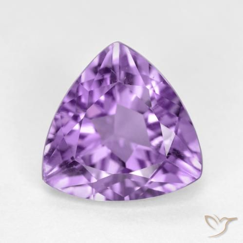 2.81ct Naturel Violet foncé Améthyste, Trillion, VS