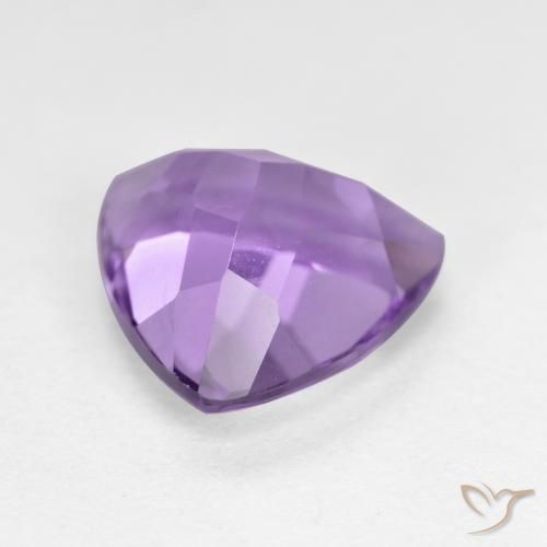 Améthyste Violet foncé naturelle Trillion, 3.04 ct, VS