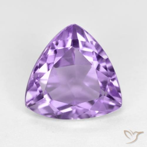 2.71ct Naturel Violet Rosâtre Améthyste, Trillion, VS