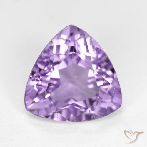 2.97ct Naturel Violet moyen Améthyste, Trillion, VS-SI