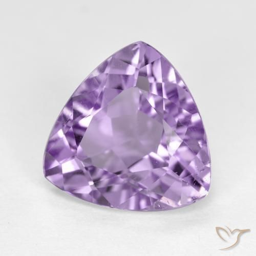 Améthyste Violet moyen naturelle Trillion, 2.97 ct, VS-SI