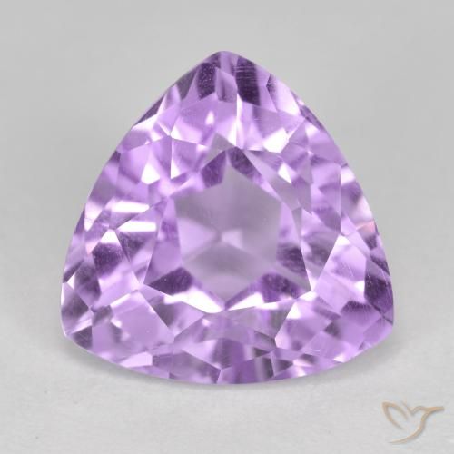 3.07ct Naturel Violet moyen Améthyste, Trillion, VS