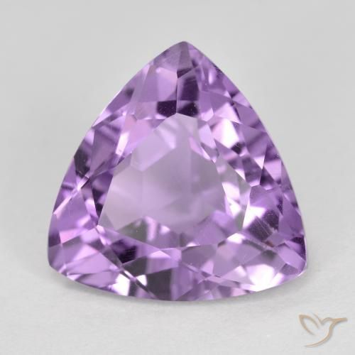 Améthyste Violet Iris naturelle Trillion, 2.67 ct, VS