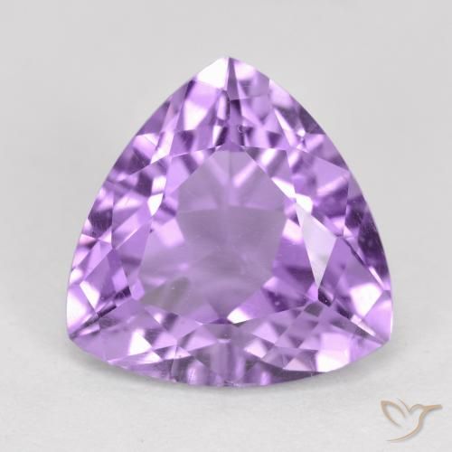 2.86ct Naturel Violet moyen Améthyste, Trillion, VS