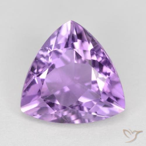 2.70ct Naturel Violet Rosâtre Améthyste, Trillion, VS