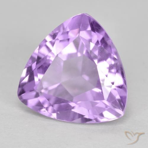 Améthyste Violet moyen naturelle Trillion, 3.14 ct, VS