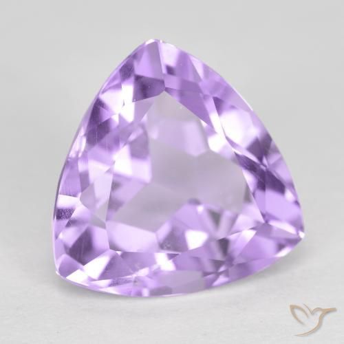 Améthyste Violet Iris naturelle Trillion, 3.09 ct, VS