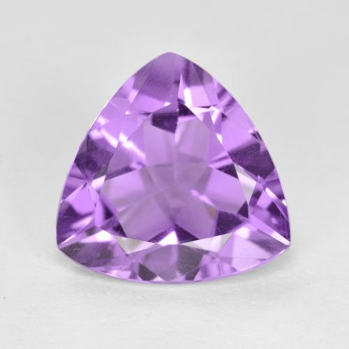 Améthyste Pourpre violacé moyen naturelle Trillion, 2.64 ct, VS
