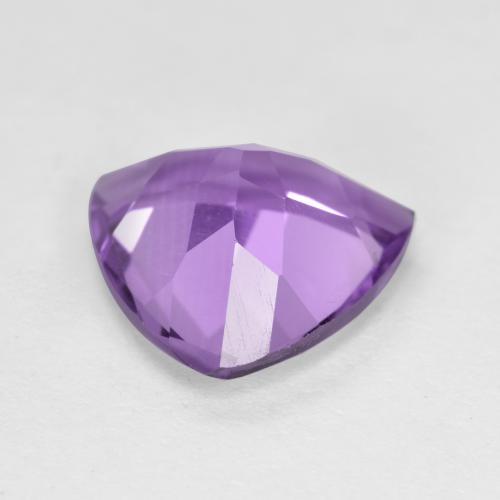 Améthyste Pourpre violacé moyen naturelle Trillion, 2.64 ct, VS
