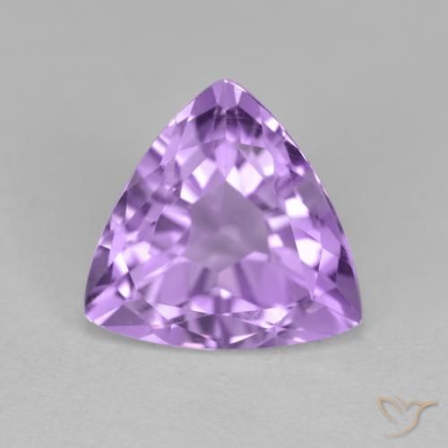 2.98ct Naturel Violet moyen Améthyste, Trillion, VS