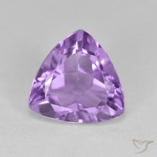 2.90ct Naturel Violet moyen Améthyste, Trillion, VS