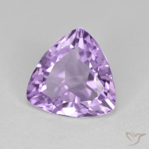 Améthyste Violet moyen naturelle Trillion, 2.78 ct, VS