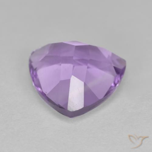Améthyste Violet moyen naturelle Trillion, 3.03 ct, VS