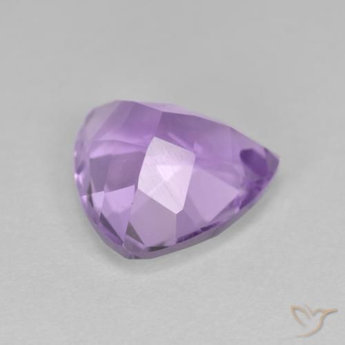 Améthyste Violet moyen naturelle Trillion, 2.90 ct, VS