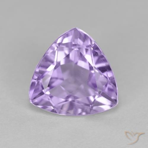 3.04ct Naturel Violet clair Améthyste, Trillion, VS