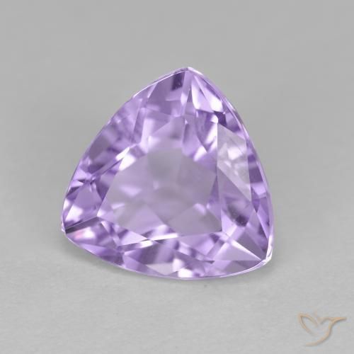Améthyste Violet clair naturelle Trillion, 3.04 ct, VS
