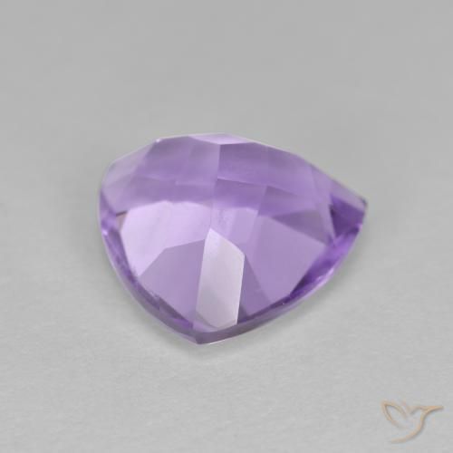 Améthyste Violet clair naturelle Trillion, 3.04 ct, VS