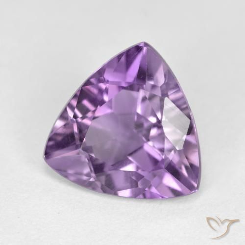 Améthyste Violet Iris naturelle Trillion, 2.51 ct, VS